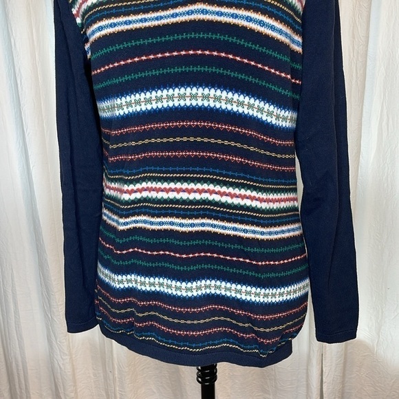 TOMMY HILFIGER Ivy Float V-Neck Sweater Size Medium - Picture 6 of 8